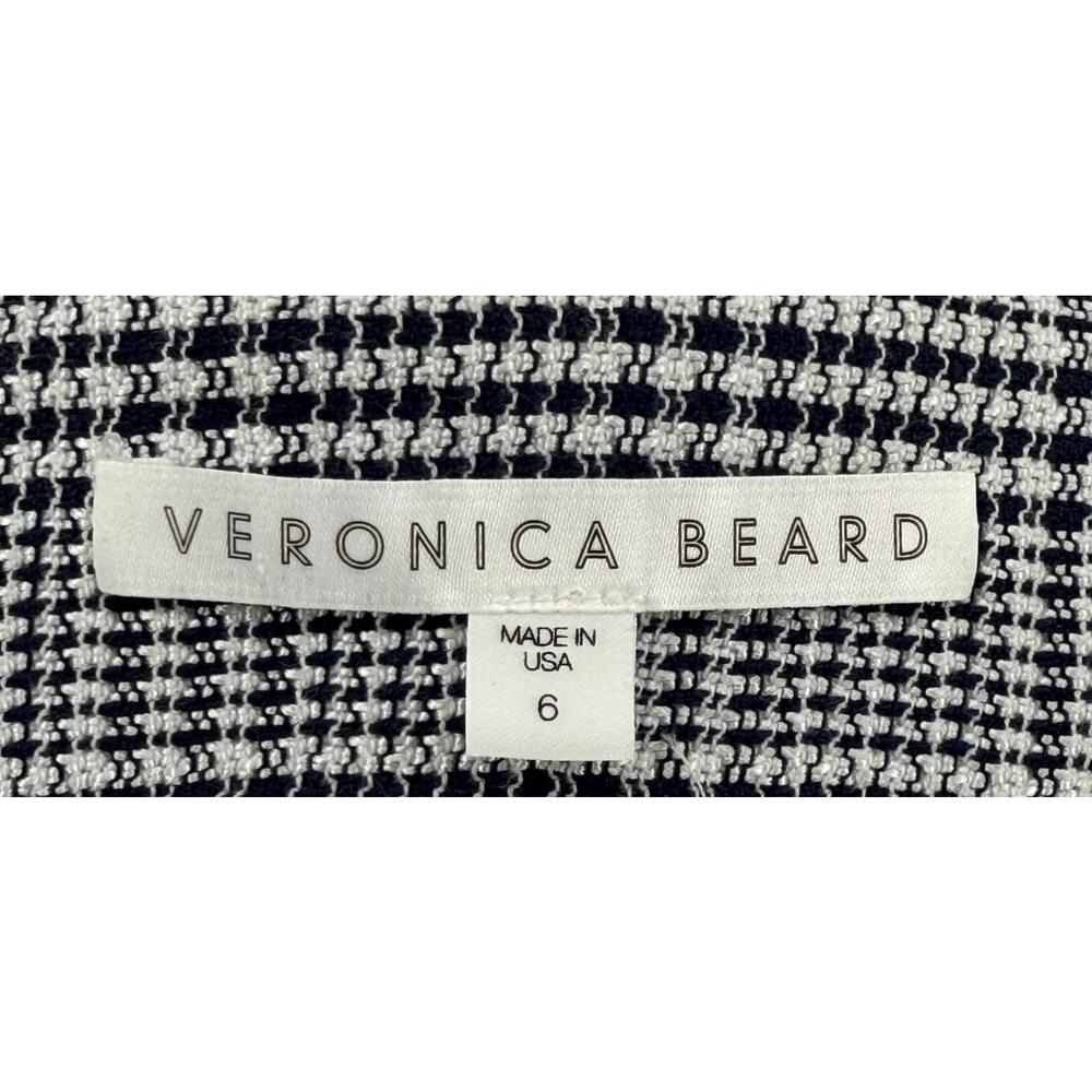 Veronica Beard Schoolboy Leo Dickey Blazer Navy Plaid Jacket Size 6 - Picture 6 of 14